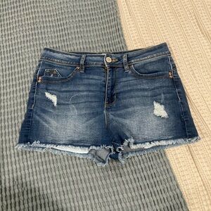 YMI destroyed denim shorts